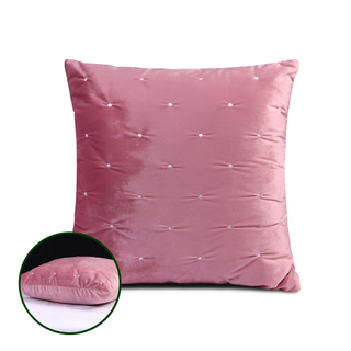  Velvet Dot Emb Cushion